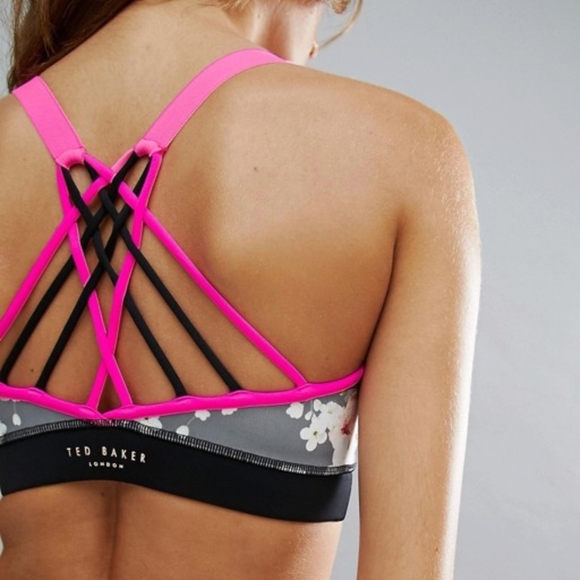 Ted Baker Oriental Blossom Sports Bra Size Small - Picture 3 of 7